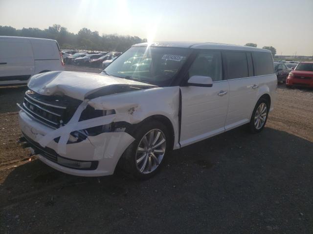 2FMGK5D89DBD33724 - 2013 FORD FLEX LIMITED WHITE photo 1