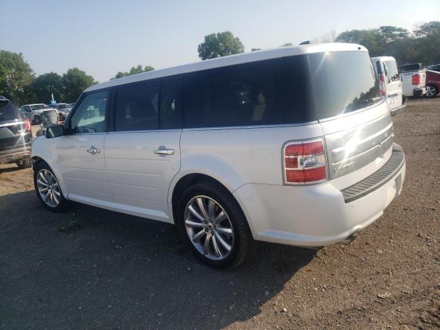 2FMGK5D89DBD33724 - 2013 FORD FLEX LIMITED WHITE photo 2