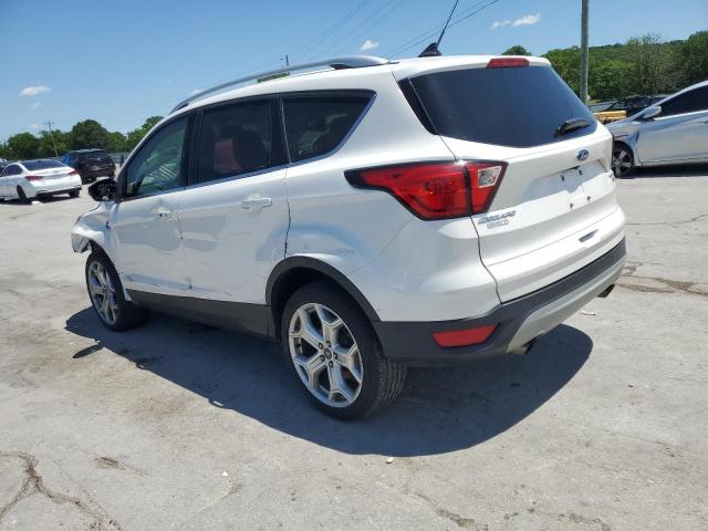 1FMCU9J97KUB73668 - 2019 FORD ESCAPE TITANIUM WHITE photo 2