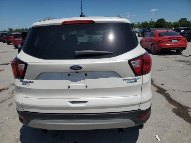 1FMCU9J97KUB73668 - 2019 FORD ESCAPE TITANIUM WHITE photo 6