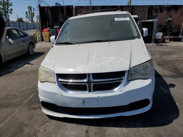 2C4RDGCG7ER127807 - 2014 DODGE GRAND CARA SXT WHITE photo 5