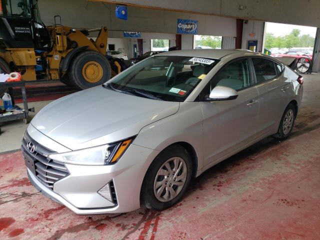 5NPD74LF5KH464346 - 2019 HYUNDAI ELANTRA SE SILVER photo 1