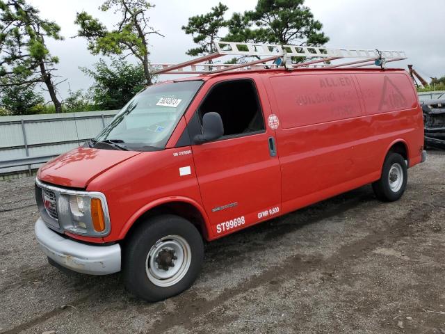 1GTHG39R921175698 - 2002 GMC SAVANA G3500 RED photo 1