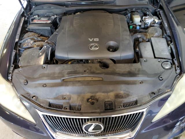 JTHCK262485025993 - 2008 LEXUS IS 250 BLUE photo 11