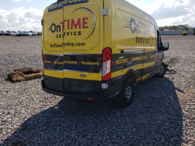 1FTYR2CM1KKA76207 - 2019 FORD TRANSIT T-250 YELLOW photo 4