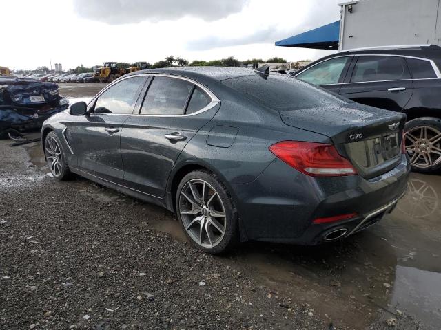 KMTG34LE3KU021278 - 2019 GENESIS G70 PRESTIGE GRAY photo 2