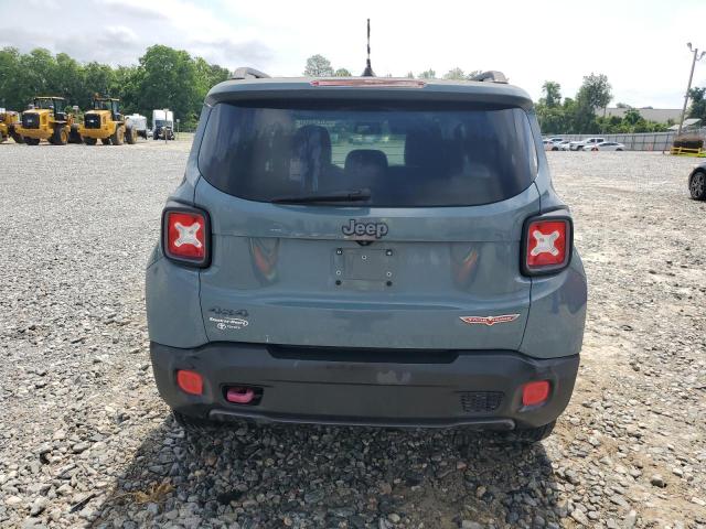 ZACCJBCB4HPF23448 - 2017 JEEP RENEGADE TRAILHAWK GRAY photo 6