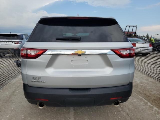 1GNERFKWXLJ313661 - 2020 CHEVROLET TRAVERSE LS SILVER photo 6