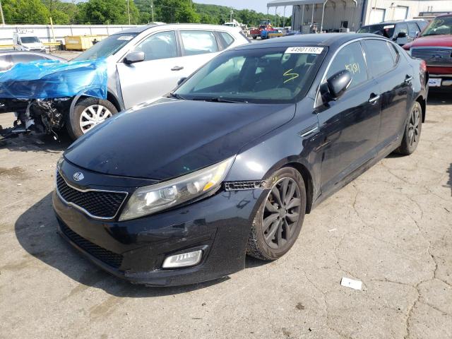 5XXGN4A74EG269269 - 2014 KIA OPTIMA EX BLACK photo 2