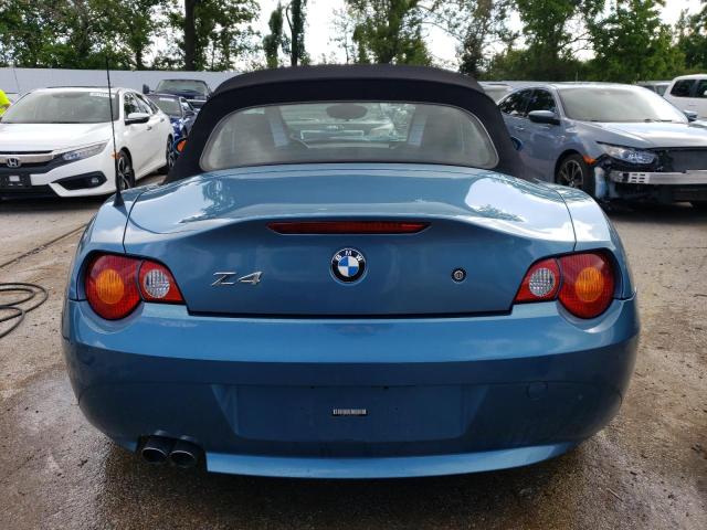 4USBT53413LU04952 - 2003 BMW Z4 3.0 BLUE photo 6