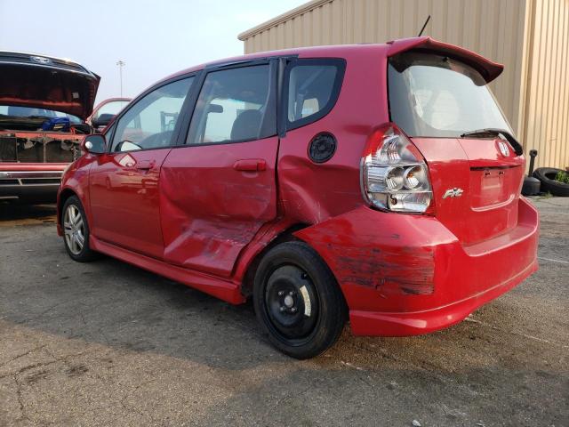 JHMGD38637S048618 - 2007 HONDA FIT S 红色 照片 2