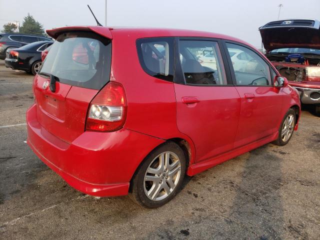 JHMGD38637S048618 - 2007 HONDA FIT S 红色 照片 3