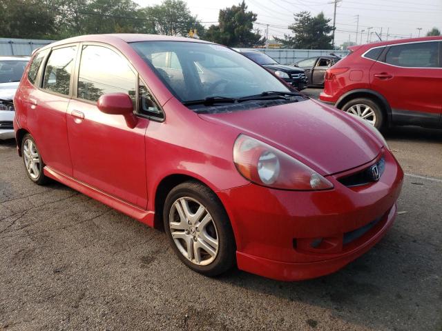 JHMGD38637S048618 - 2007 HONDA FIT S 红色 照片 4