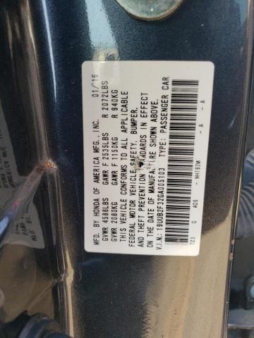 19UUB2F32GA005103 - 2016 ACURA TLX GRAY photo 12