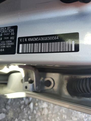 KNADM5A36G6569564 - 2016 KIA RIO LX SILVER photo 13