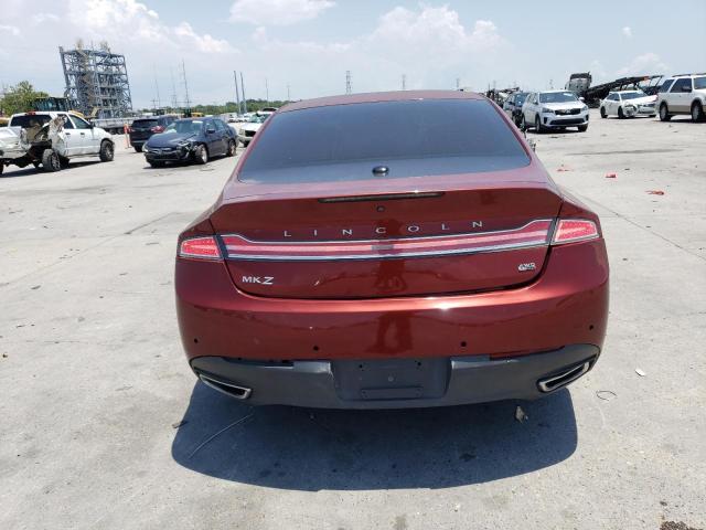 3LN6L2J95ER832947 - 2014 LINCOLN MKZ RED photo 6