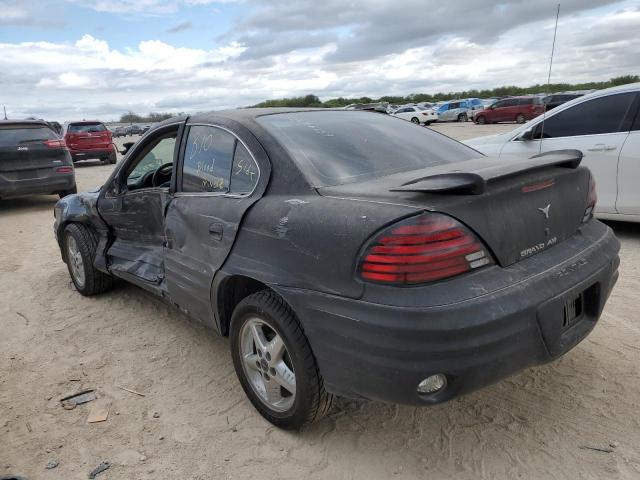 1G2NF52E22M579664 - 2002 PONTIAC GRAND AM SE1 BLACK photo 2