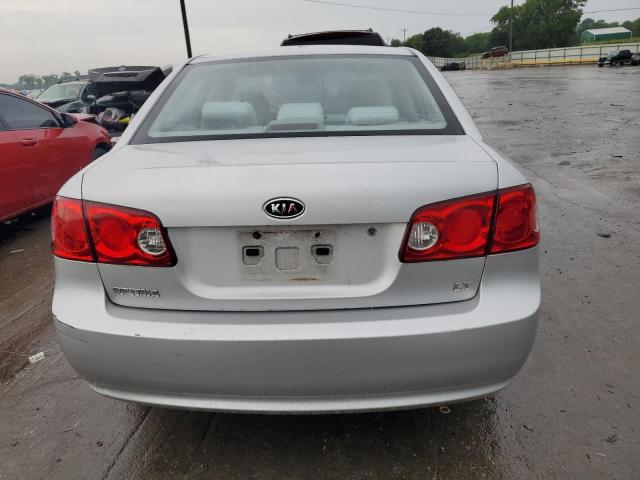 KNAGE123585256711 - 2008 KIA OPTIMA LX SILVER photo 6