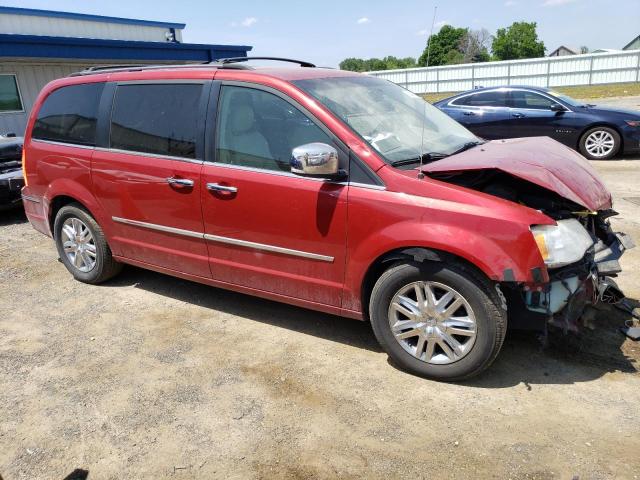 2A8HR64X48R691966 - 2008 CHRYSLER TOWN & COU LIMITED RED photo 4