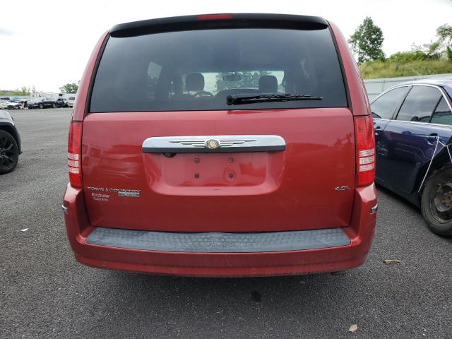 2A8HR64X48R691966 - 2008 CHRYSLER TOWN & COU LIMITED RED photo 6