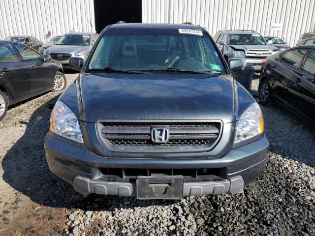 5FNYF18585B068465 - 2005 HONDA PILOT EXL GRAY photo 5