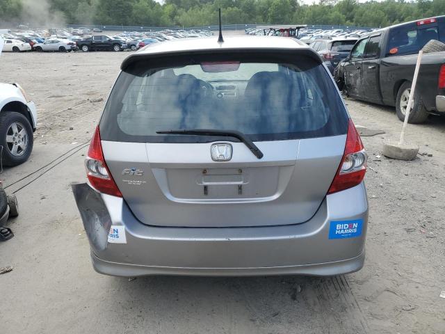 JHMGD37638S050503 - 2008 HONDA FIT SPORT SILVER photo 6