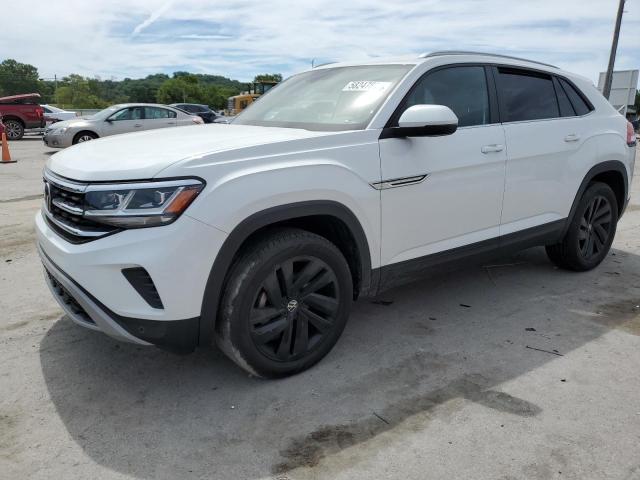 1V2WE2CAXNC208449 - 2022 VOLKSWAGEN ATLAS CROS SE Белый фото 1