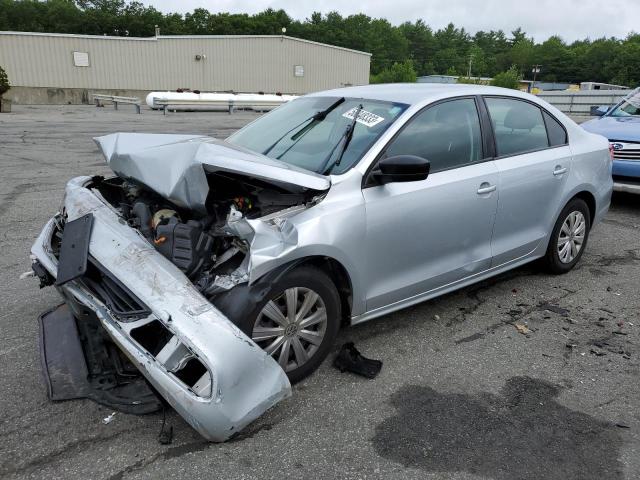 3VW2K7AJ3BM338170 - 2011 VOLKSWAGEN JETTA BASE فضي صورة 1