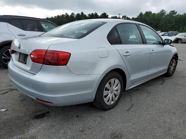 3VW2K7AJ3BM338170 - 2011 VOLKSWAGEN JETTA BASE فضي صورة 3