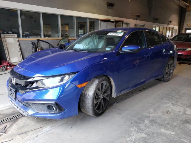 2HGFC2F88LH543060 - 2020 HONDA CIVIC SPORT 蓝色 照片 1