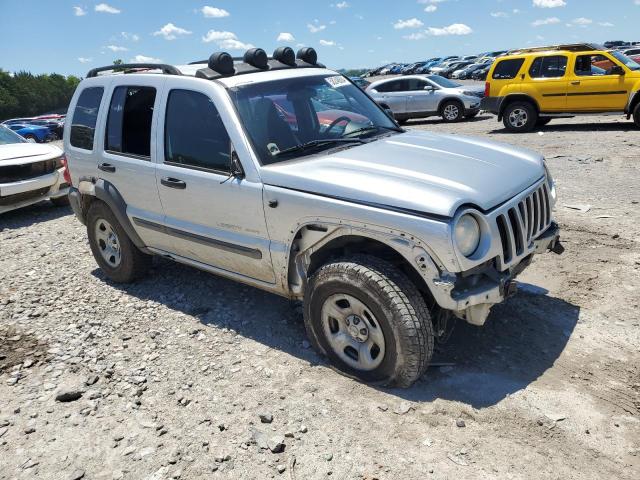 1J4GL48K13W653659 - 2003 JEEP LIBERTY SPORT SILVER photo 4