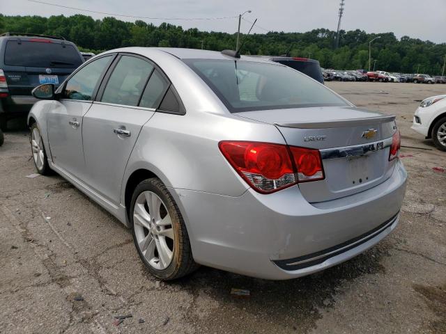 1G1PG5SBXF7208353 - 2015 CHEVROLET CRUZE LTZ SILVER photo 2