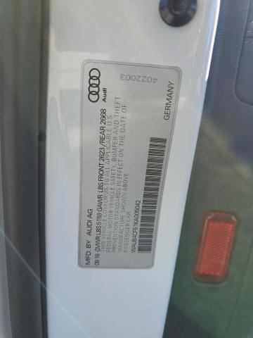 WAUB4CF51KA005042 - 2019 AUDI S5 PREMIUM PLUS თეთრი ფოტო 12