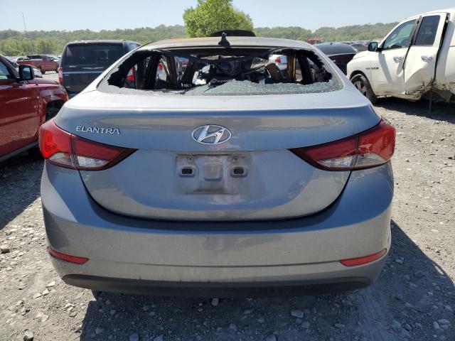 KMHDH4AE6FU253896 - 2015 HYUNDAI ELANTRA SE SILVER photo 6