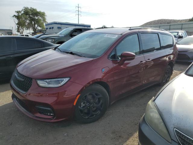 2C4RC1R73MR521875 - 2021 CHRYSLER PACIFICA HYBRID TOURING BURGUNDY photo 1