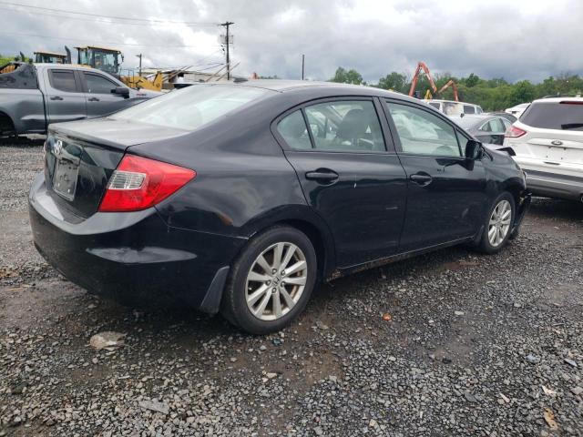 19XFB2F96CE319811 - 2012 HONDA CIVIC EXL BLACK photo 3