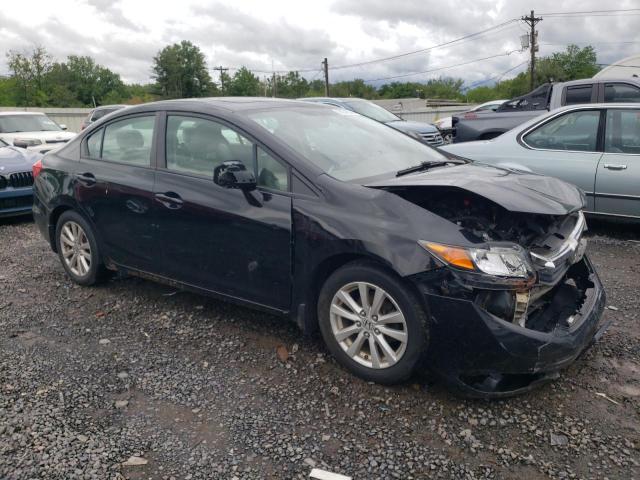 19XFB2F96CE319811 - 2012 HONDA CIVIC EXL BLACK photo 4