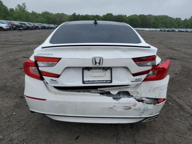 1HGCV2F34MA007076 - 2021 HONDA ACCORD SPORT თეთრი ფოტო 6