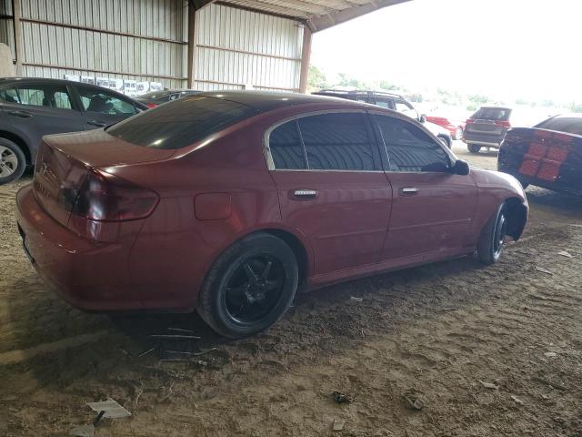 JNKCV51E36M504919 - 2006 INFINITI G35 RED photo 3