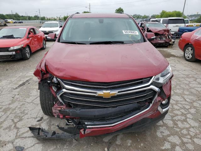 1GNERGKW2MJ164282 - 2021 CHEVROLET TRAVERSE LT RED photo 5