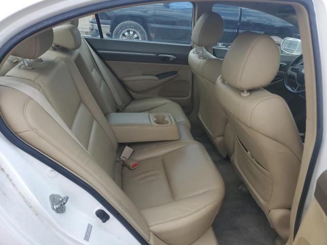 2HGFA16948H511853 - 2008 HONDA CIVIC EXL WHITE photo 10