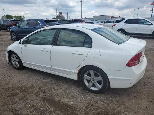 2HGFA16948H511853 - 2008 HONDA CIVIC EXL WHITE photo 2