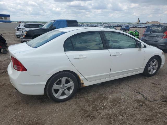 2HGFA16948H511853 - 2008 HONDA CIVIC EXL WHITE photo 3