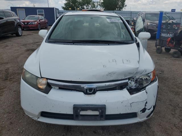 2HGFA16948H511853 - 2008 HONDA CIVIC EXL WHITE photo 5