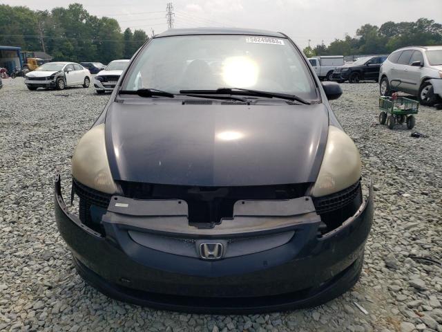 JHMGD38617S037519 - 2007 HONDA FIT S GRAY photo 5