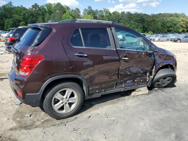 KL7CJPSB8LB345140 - 2020 CHEVROLET TRAX 1LT MAROON photo 3