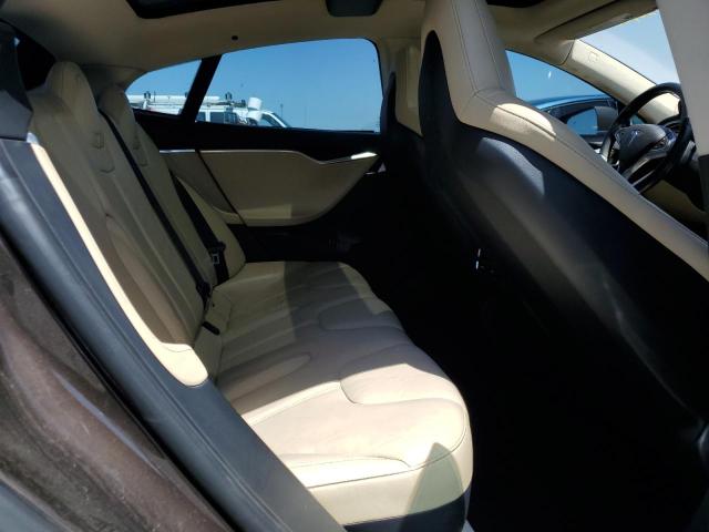 5YJSA1H10EFP43131 - 2014 TESLA MODEL S BROWN photo 10