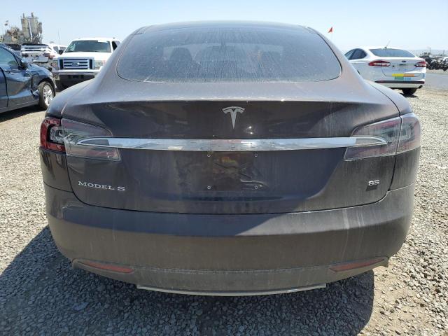 5YJSA1H10EFP43131 - 2014 TESLA MODEL S BROWN photo 6