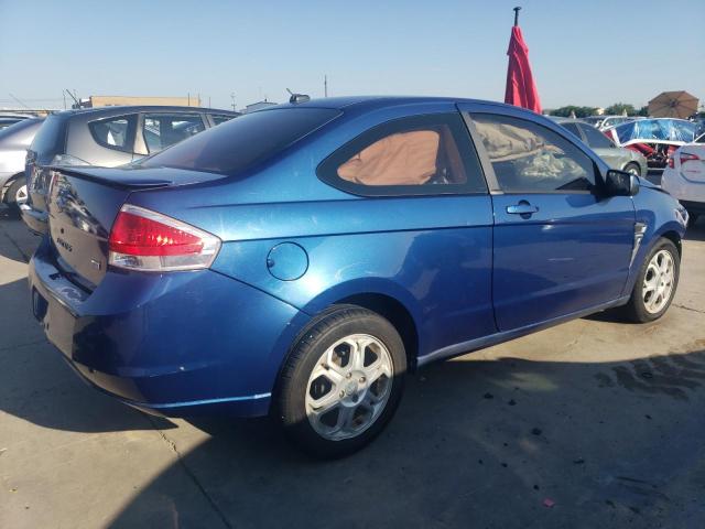 1FAHP33N68W104370 - 2008 FORD FOCUS SE BLUE photo 3