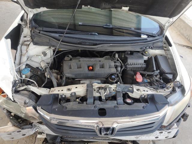19XFB2F55CE092544 - 2012 HONDA CIVIC LX WHITE photo 11